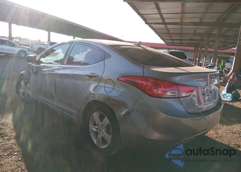 2013 Hyundai Elantra Gls из США, поврежденный, VIN KMHDH4AE9DU804822